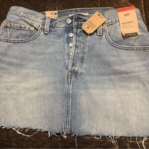 Levi's Light Blue Denim Skirt